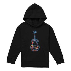 Coco Childrens/Kids Ernesto Miguel Hector Colourful Guitar Hoodie / Black